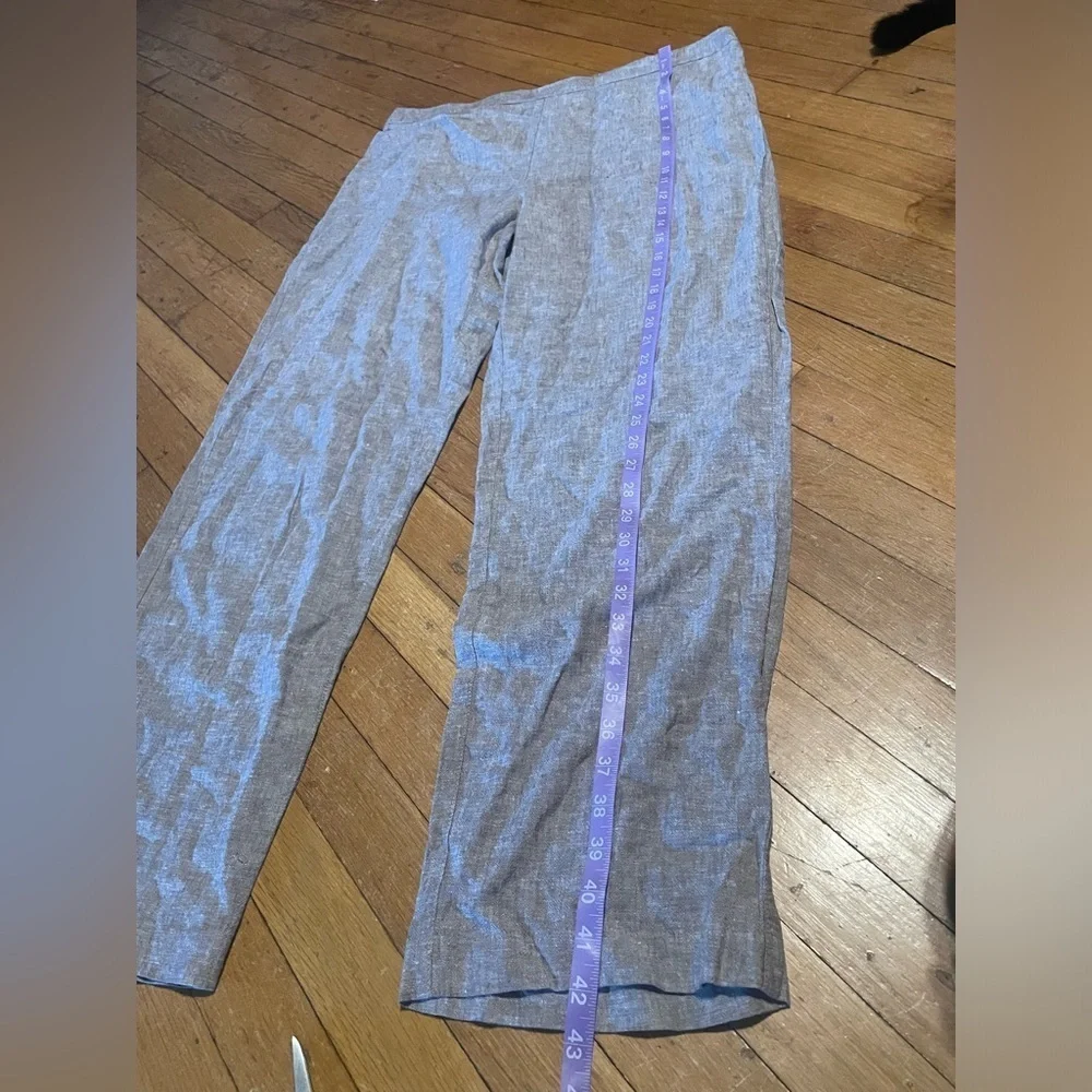 Chicos Women’s Linen Blend pull on Pants size L career